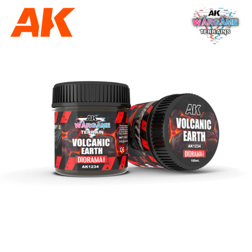 AK1234 VOLCANIC EARTH – WARGAME TERRAINS – 100ML AK INTERACTIVE