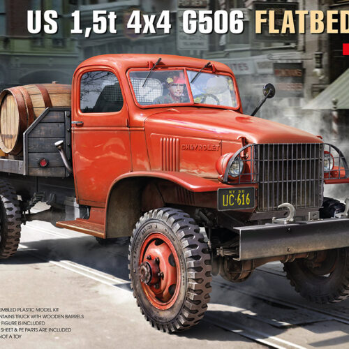 US 1,5t 4×4 G506 FLATBED TRUCK scala 1:35 MINI ART 38056