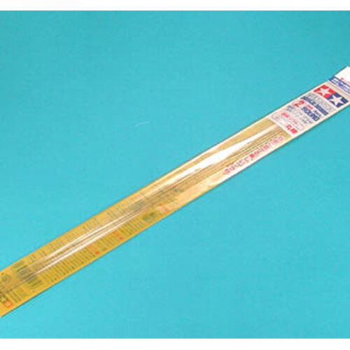 Tamiya 70135 Listelli rotondi vuoto morbidi trasparente 3 mm (6pz) lunghezza mm 400