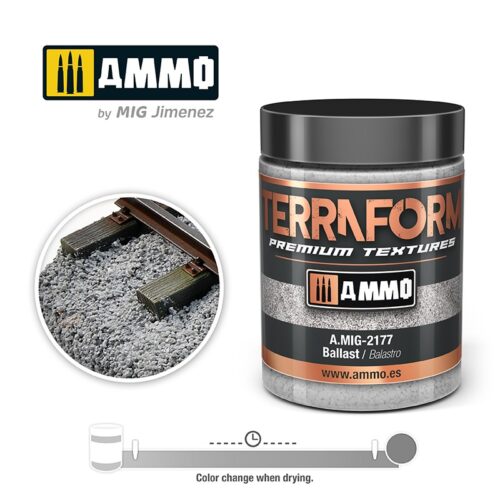 AMIG2177 Pasta Acrilica TERRAFORM Ballast – 100ml AMMO MIG