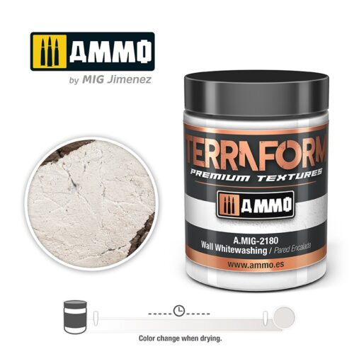 AMIG2180 Pasta Acrilica TERRAFORM Wall Whitewashing  – 100ml AMMO MIG
