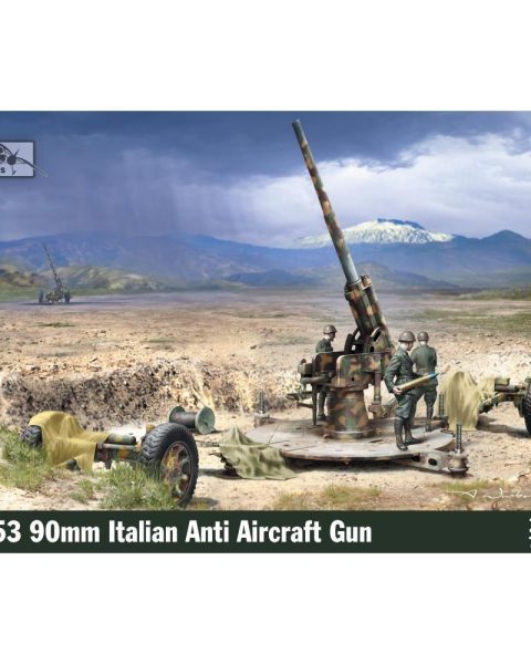 IBG72159 -90/53 90mm Italian Anti Aircraft Gun scala 1:72 - IBG MODELS