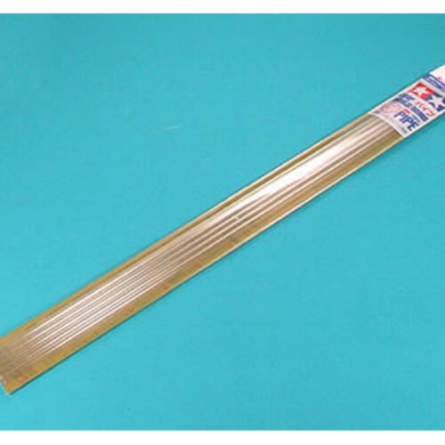 Tamiya 70136 Listelli rotondi vuoto trasparente 5 mm (6pz) lunghezza mm 400