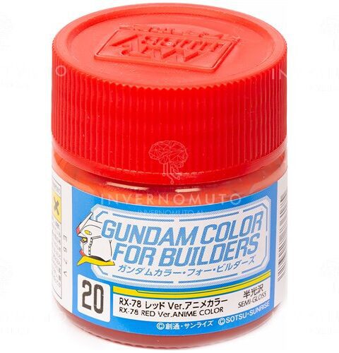 UG-20 RX-78 RED VER.  vernice smalto Gundam color Lacquer Gunze Mister Color 10ml