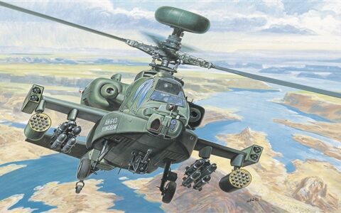 AH - 64 D APACHE LONGBOW scala 1:72 ITALERI 080