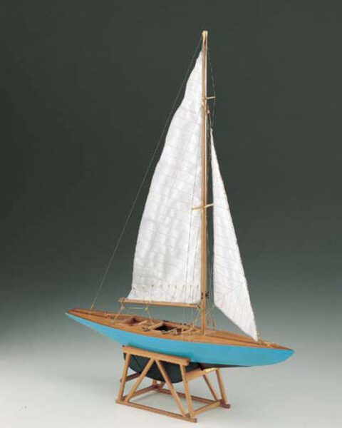S.I. Yacht Regata 5,5 metri scala 1:25 in kit di montaggio in legno COREL SM53