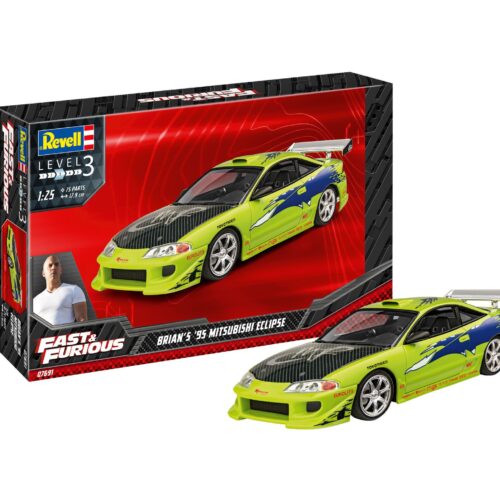 Fast & Furious Brian’s 1995 Mitsubishi Eclipse scala 1:25 Revell 07691