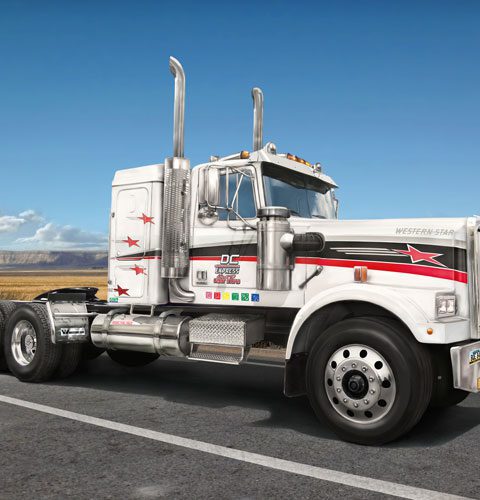 CLASSIC WESTERN STAR 4964 Italeri 3915 scala 1:24