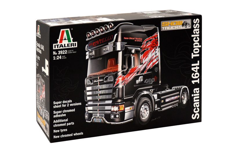 SCANIA 164L TOPCLASS scala 1:24 ITALERI 3922 - immagine 2