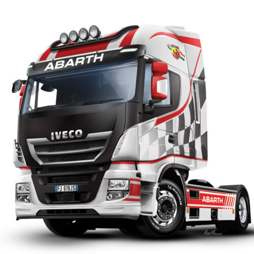 IVECO HI-WAY E5 ABARTH scala 1:24 ITALERI 3934