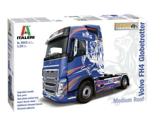 VOLVO FH4 Globetrotter Medium Roof scala 1:24 ITALERI 3942 - immagine 2