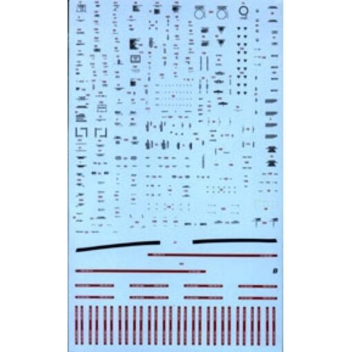 Decalcomanie F104 stencilling  - Tauro Model scala 1:48 14 x 23 cm TU48569 - immagine 2