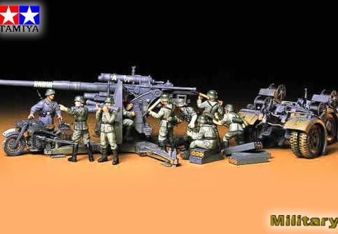 German 88 mm Gun Flak 36/37 scala 1:35 TAMIYA 35017