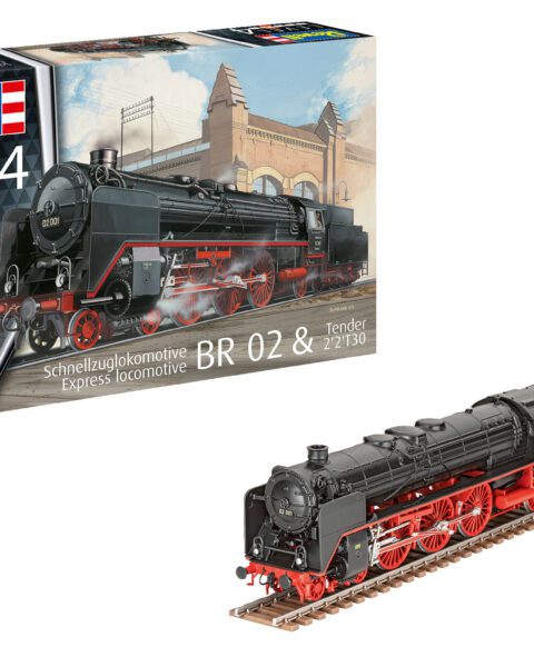 Locomotiva per treno espresso BR 02 & tender 2'2'T30 scala 1:87 REVELL 02171