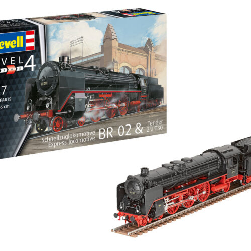 Locomotiva per treno espresso BR 02 & tender 2’2’T30 scala 1:87 REVELL 02171