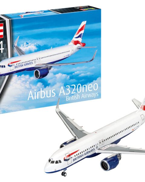 Airbus A320neo British Airways scala 1:144 REVELL 03840