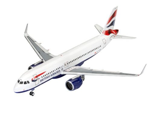 Airbus A320neo British Airways scala 1:144 REVELL 03840 - immagine 2