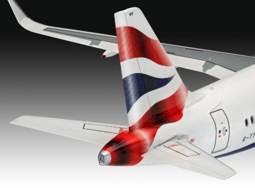 Airbus A320neo British Airways scala 1:144 REVELL 03840 - immagine 4