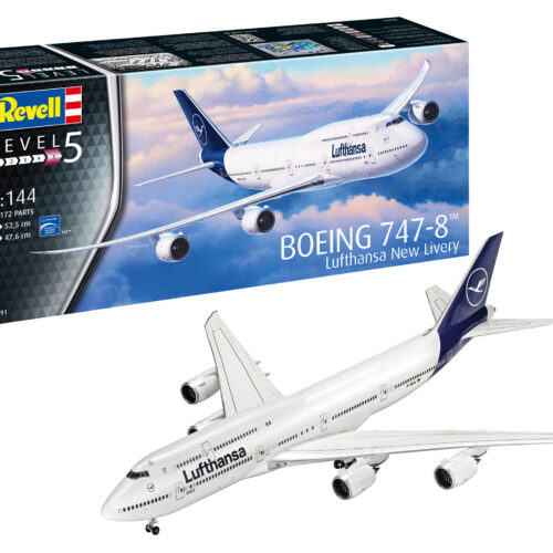 Boeing 747-8 Lufthansa "Nuova livrea" scala 1:144 REVELL 03891