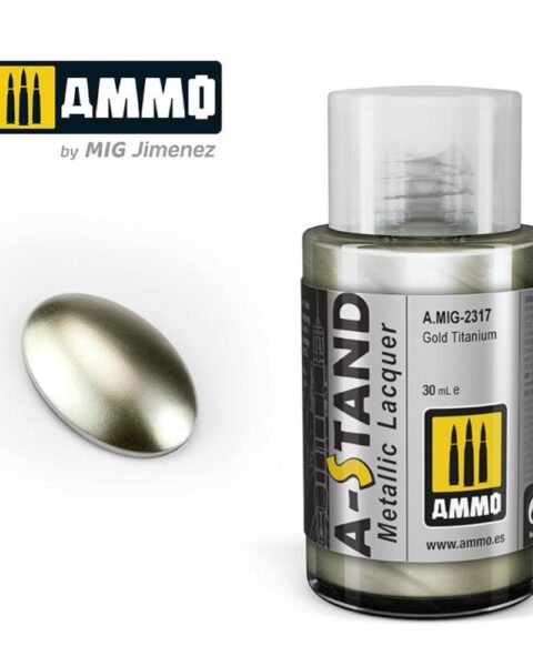 AMIG2317 A-STAND Gold Titanium  30ml colore a smalto per aerografo AMMO MIG