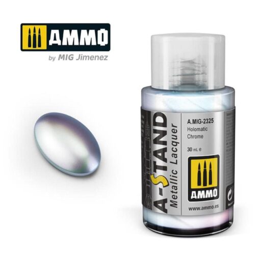 AMIG2325 A-STAND Holomatic Chrome   30ml colore a smalto per aerografo AMMO MIG