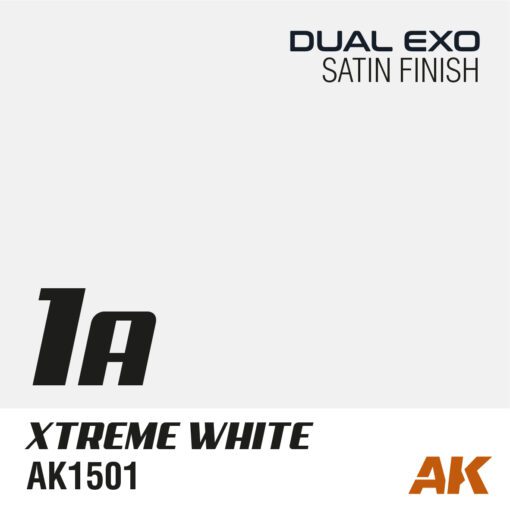 AK1501 DUAL EXO 1A – XTREME WHITE 60ml AK INTERACTIVE - immagine 2
