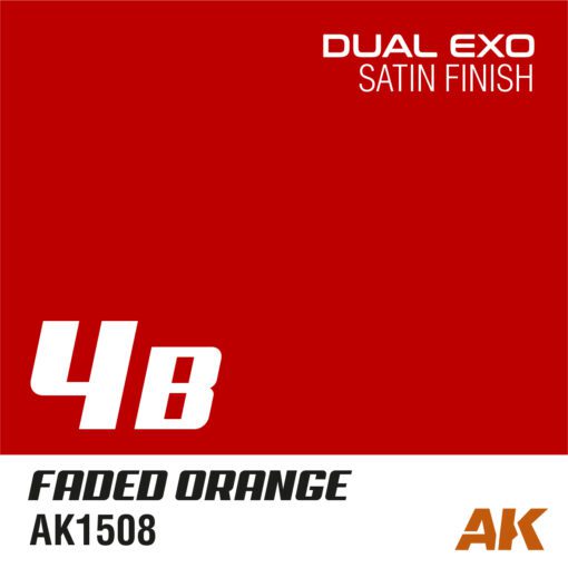 AK1508 DUAL EXO 4B – FADED ORANGE 60ml AK INTERACTIVE - immagine 2