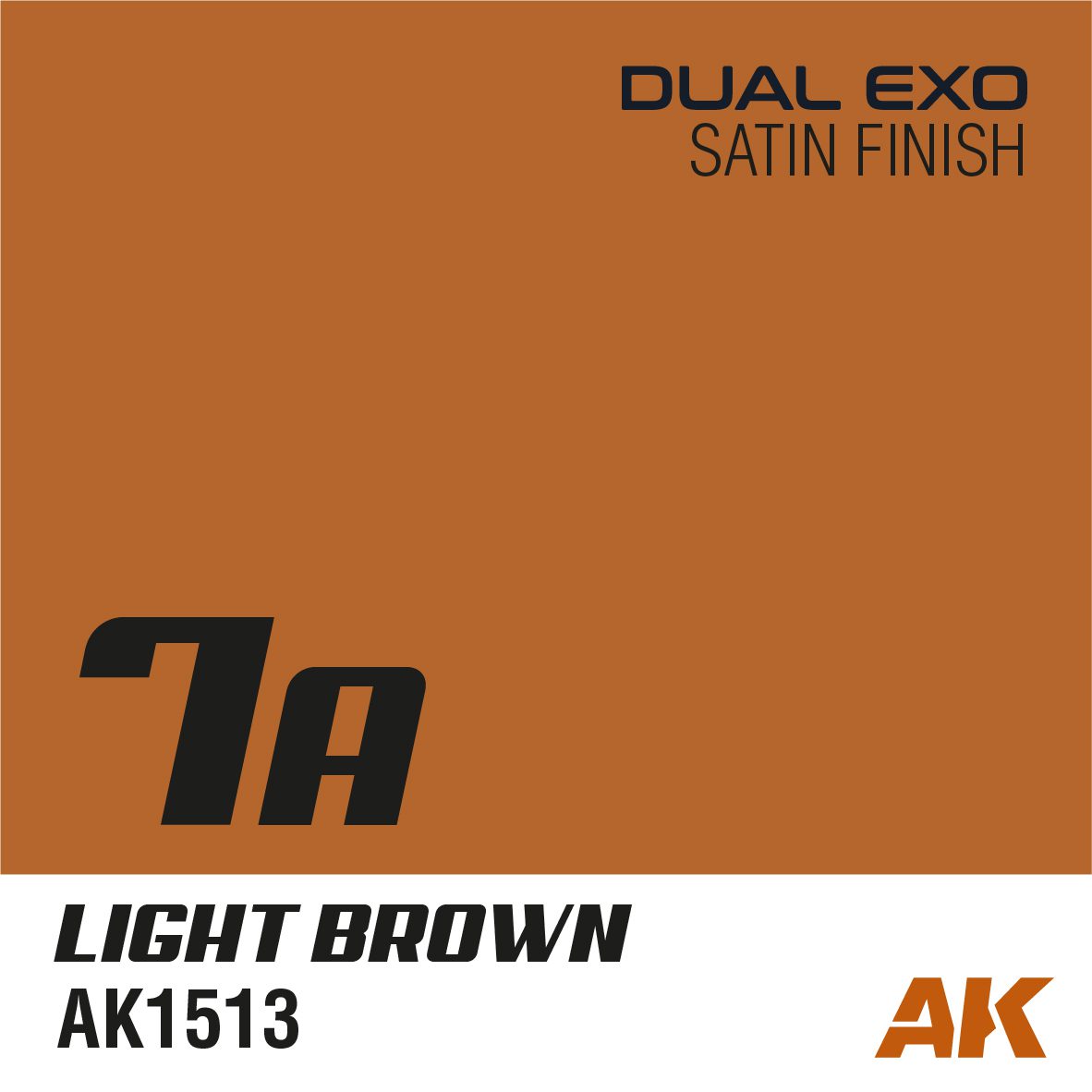 AK1513 DUAL EXO 7A – LIGHT BROWN 60ml AK INTERACTIVE - immagine 2