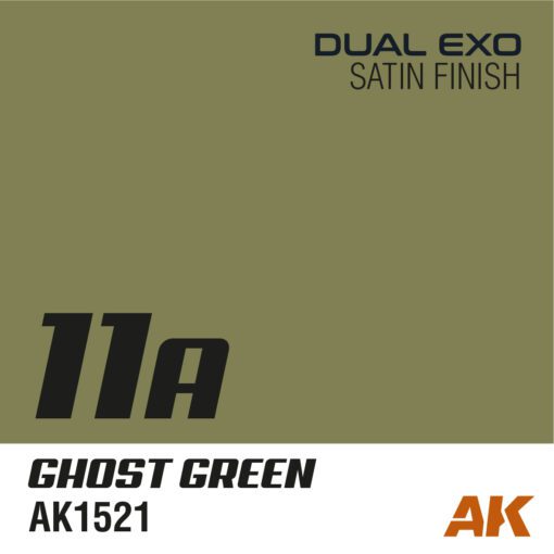 AK1521 DUAL EXO 11A – GHOST GREEN 60ml AK INTERACTIVE - immagine 2