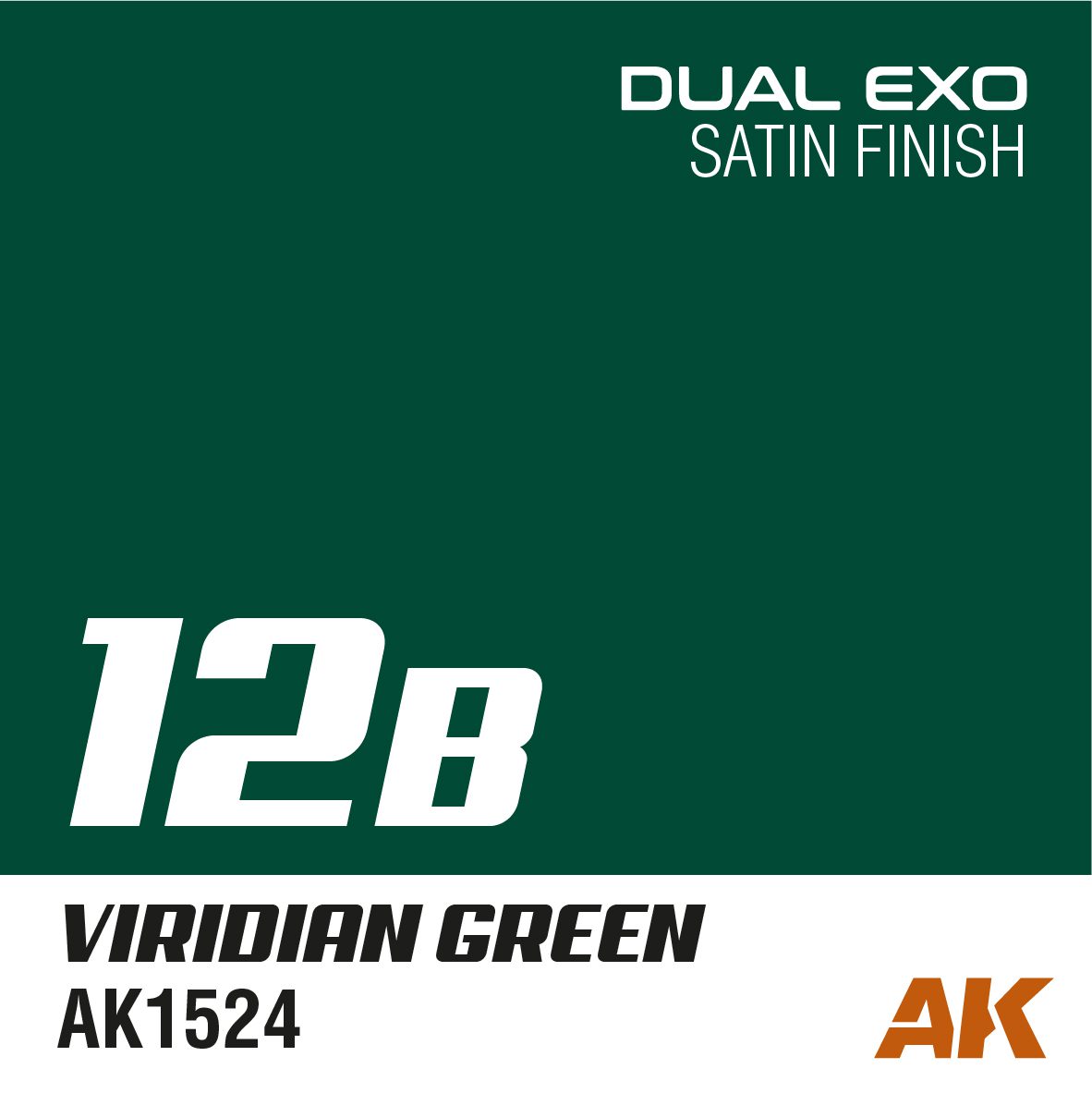 AK1524 DUAL EXO 2B – VIRIDIAN GREEN 60ml AK INTERACTIVE - immagine 2