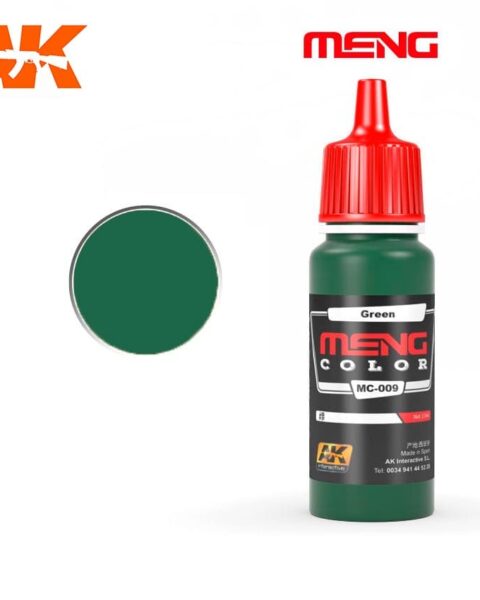 MC009 GREEN 17ml MENG COLOR AK INTERACTIVE