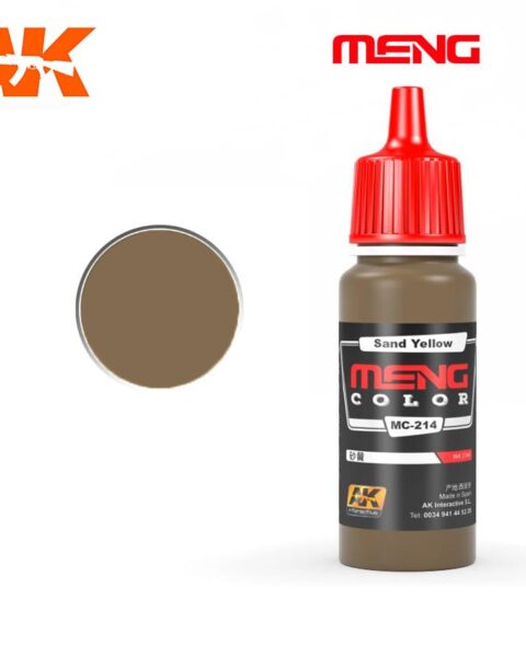 MC214 SAND YELLOW 17ml MENG COLOR AK INTERACTIVE