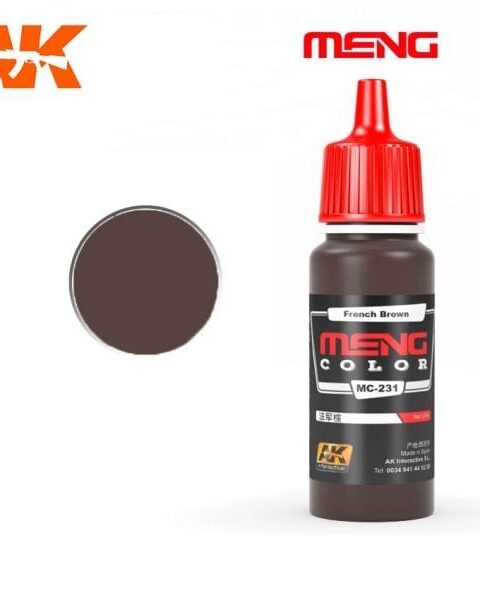 MC231 FRENCH BROWN 17ml MENG COLOR AK INTERACTIVE