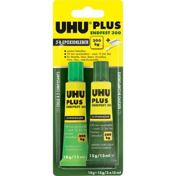UHU plus 90 - Resina epossidica 90min 15+15 ENDFEST