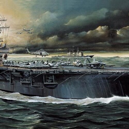 Academy 14210 U.S.S. CV-63 KITTY HAWK scala 1:800