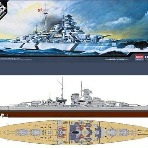 Academy 14218 Bismarck scala 1:800