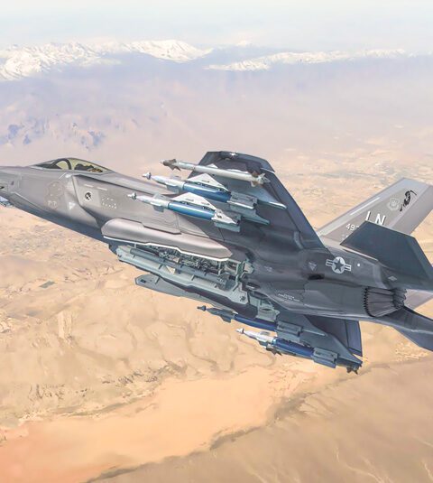 F-35A LIGHTNING II CTOL version (Beast Mode) scala 1:72 ITALERI 1464