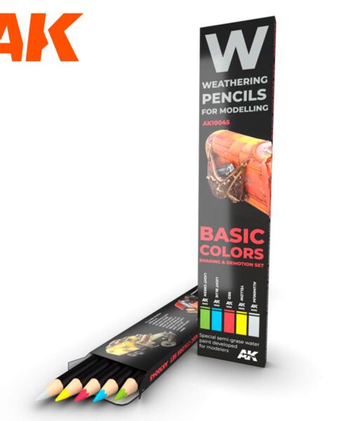 AK10045 COLORI DI BASE: SET DI OMBREGGIATURA E RETROCESSIONE AK INTERACTIVE