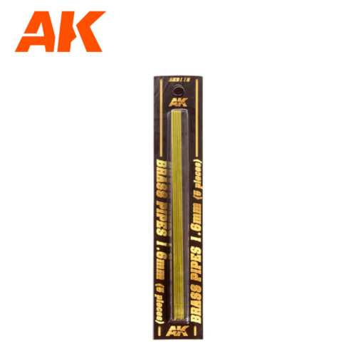 TUBI IN OTTONE 1.6MM Ø. 5 UNITÀ AK INTERACTIVE AK9115
