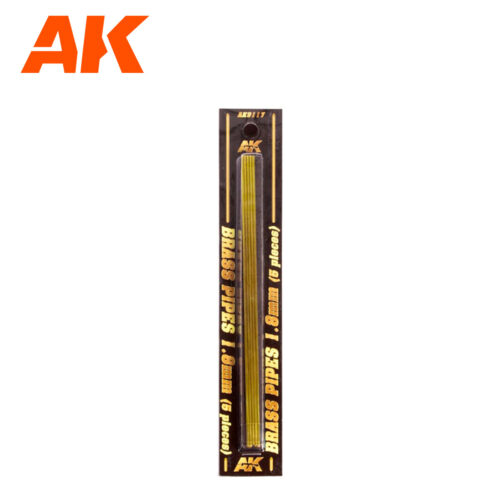 TUBI IN OTTONE 1.8MM Ø. 5 UNITÀ AK INTERACTIVE AK9117