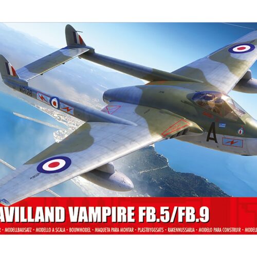 de Havilland Vampire FB.5/FB.9 scala 1:72 AIRFIX A06108
