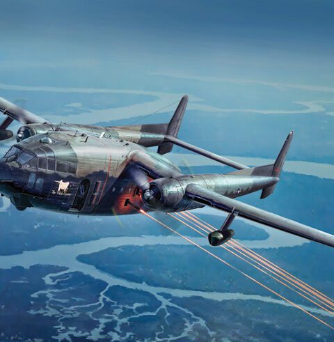 AC-119K Stinger scala 1:72 ITALERI 1468 + COLLA OMAGGIO