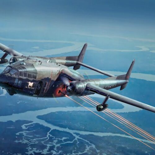 AC-119K Stinger scala 1:72 ITALERI 1468 + COLLA OMAGGIO