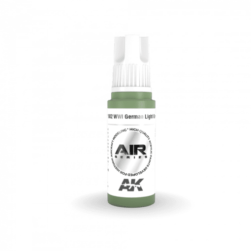 AK11802 3RD. AIR  WWI GERMAN LIGHT GREEN 17ml colore acrilico per modellismo