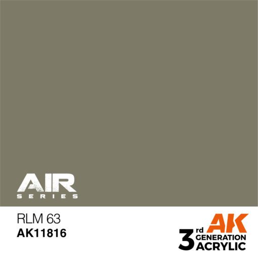 AK11816 3RD. AIR RLM 63 17ml colore acrilico per modellismo - immagine 2