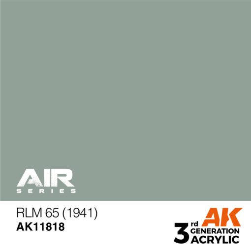 AK11818 3RD. AIR RLM 65 (1941) 17ml colore acrilico per modellismo - immagine 2