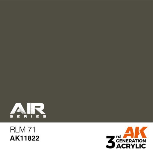 AK11822 3RD. AIR RLM 71 17ml colore acrilico per modellismo - immagine 2