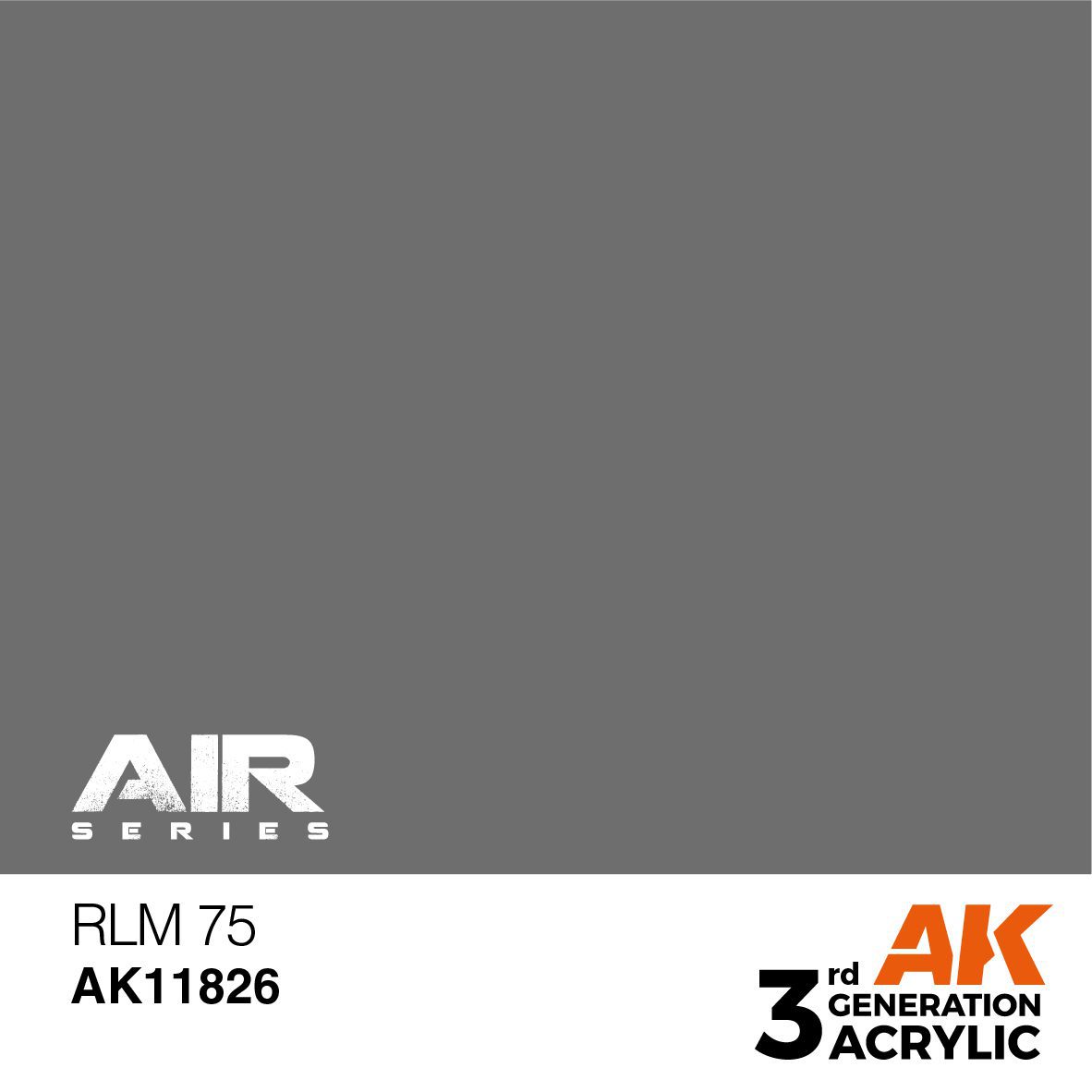 AK11826 3RD. AIR RLM 75 F. S. 30233 17ml colore acrilico per modellismo - immagine 2