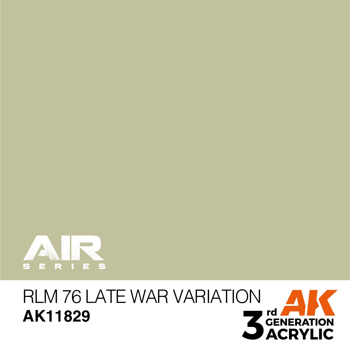 AK11829 3RD. AIR RLM 76 LATE WAR VARIATION 17ml colore acrilico per modellismo - immagine 2