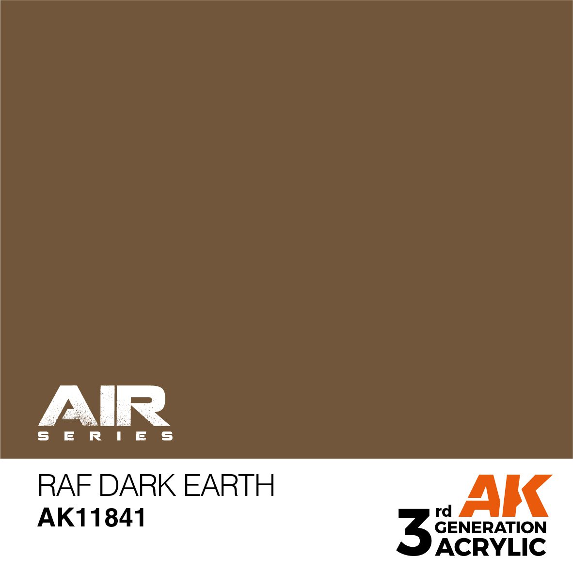 AK11841 3RD. RAF DARK EARTH F.S. 30233 17ml colore acrilico per modellismo - immagine 2